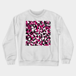 White Pink Camouflage Crewneck Sweatshirt